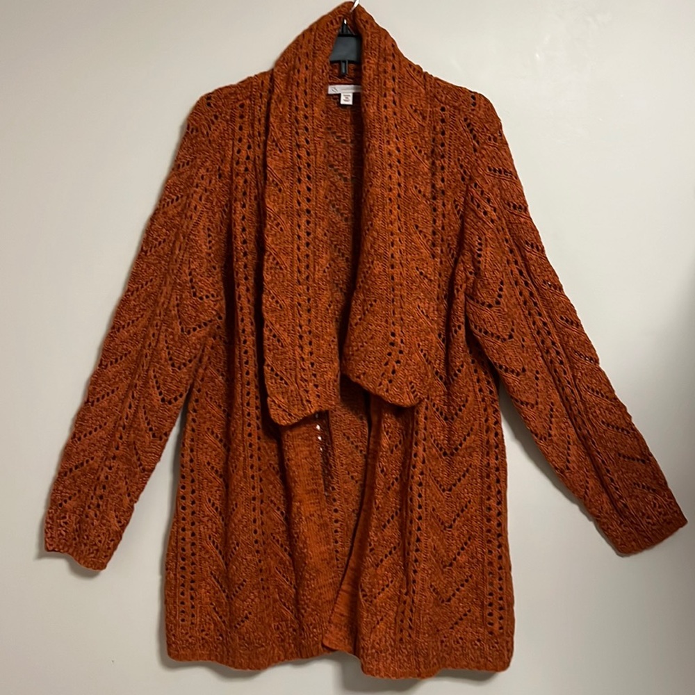 Woman’s 3X open front cardigan duster